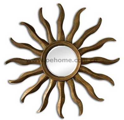 8343 High quality starburst metal mirror, salon mirror